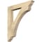 Ekena Millwork Legacy Traditional Rough Sawn Bracket, Douglas Fir, 4"W x 30"D x 34"H BKT04X30X34LEC01RDF - alternate 1